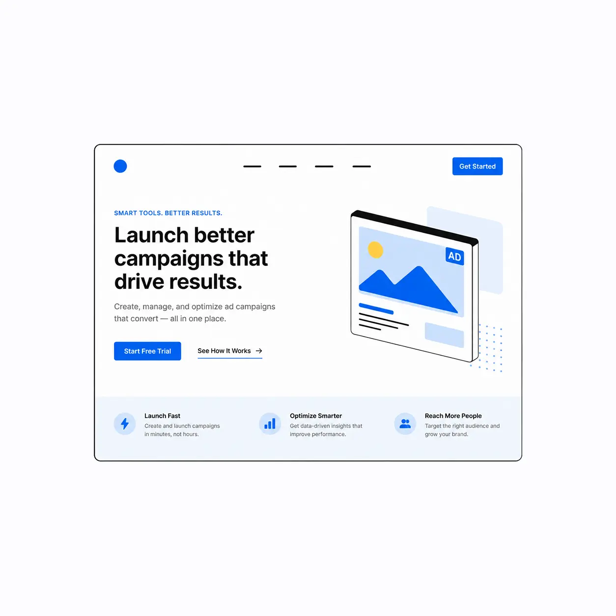 Web Design Services 4 Ad Campaign Landing Page Design
